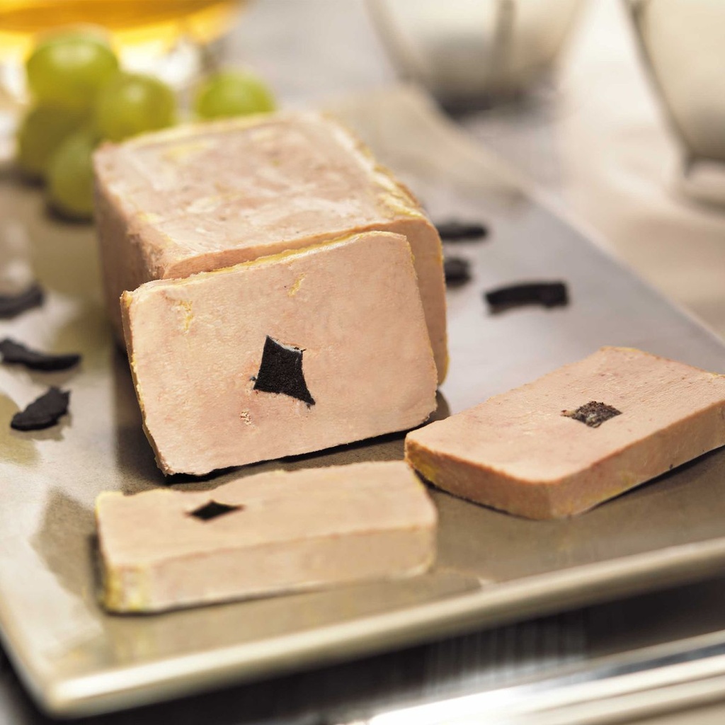 Foie Gras d´Oie Entier du Sud-Ouest - PÉRIGORD Truffé  (5 % de Truffes Noires)