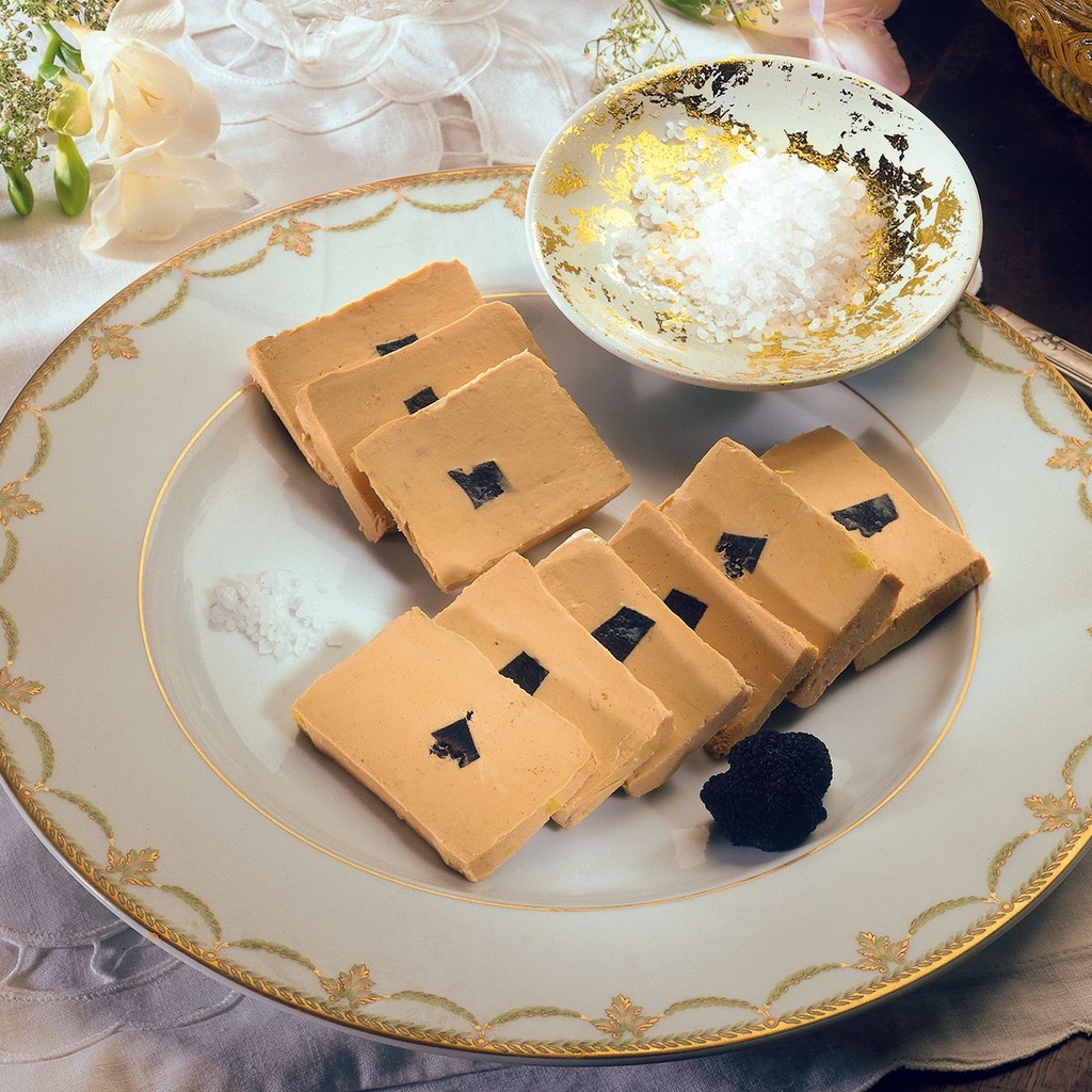 Bloc de Foie Gras d'Oie du Périgord Truffé (3% de Truffes Noires)