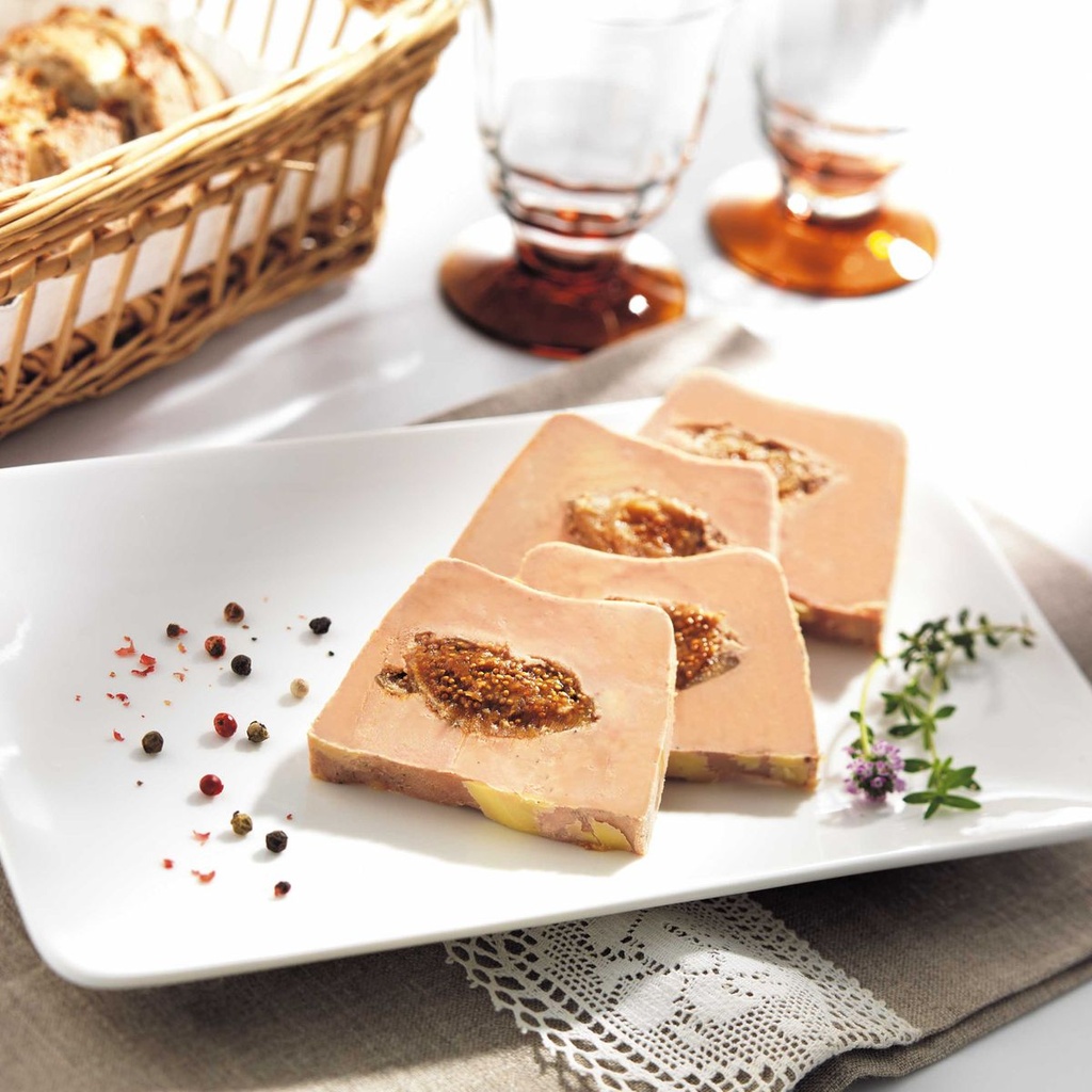 Spécialité de Foie Gras de Canard aux Figues - 20% de Figues - Mi-Cuit