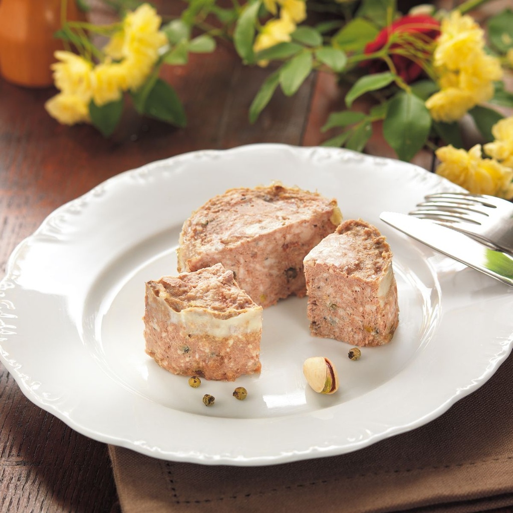 Terrine de Canard au Poivre Vert et Pistache