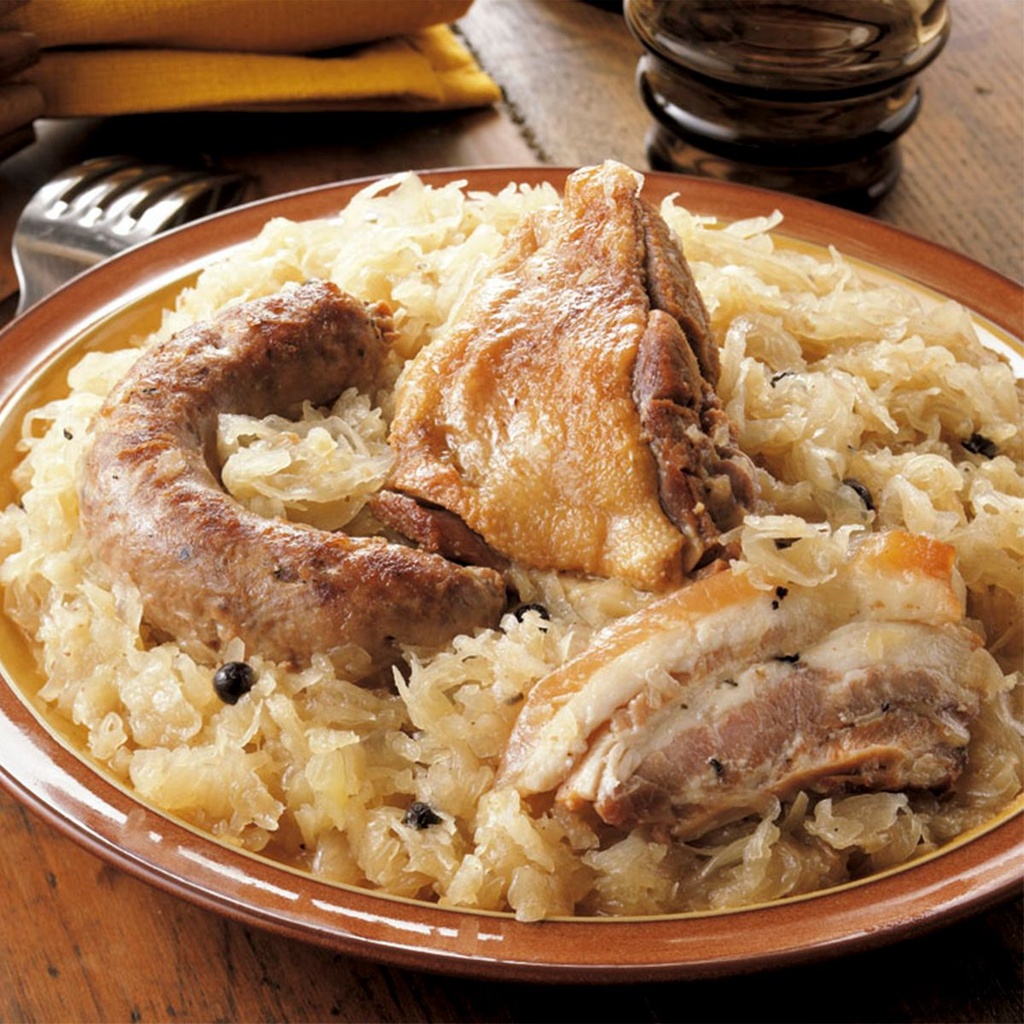 Choucroute Garnie au Confit de Canard