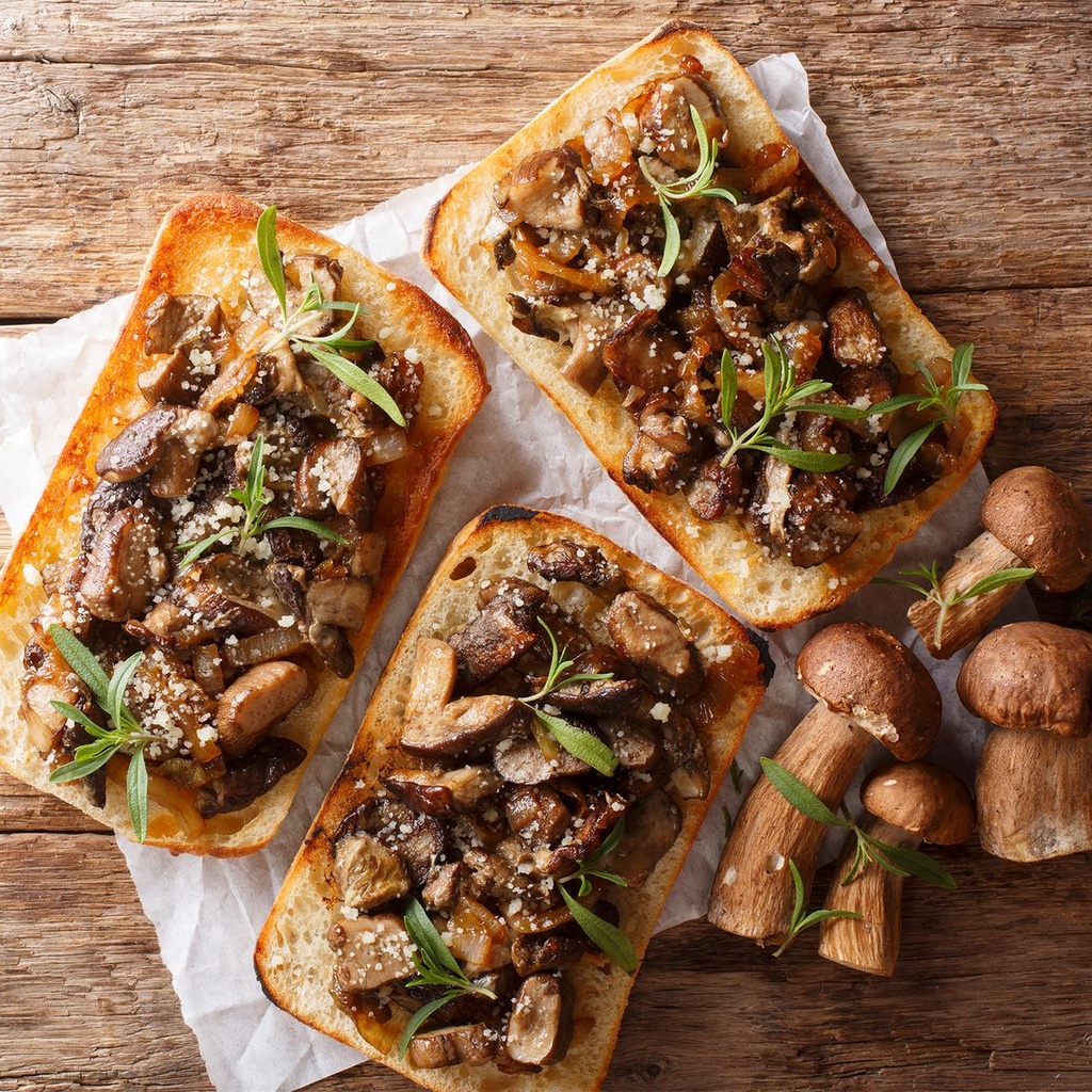 Cèpes Jambes et Morceaux Cuisinés à l´Huile