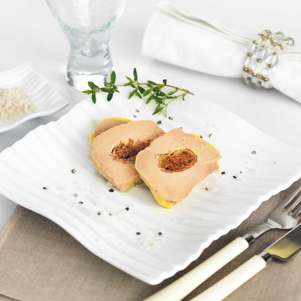 Caprice de Foie Gras de Canard du Sud-Ouest au Coeur de Figue et au Sel de Guérande 180g
