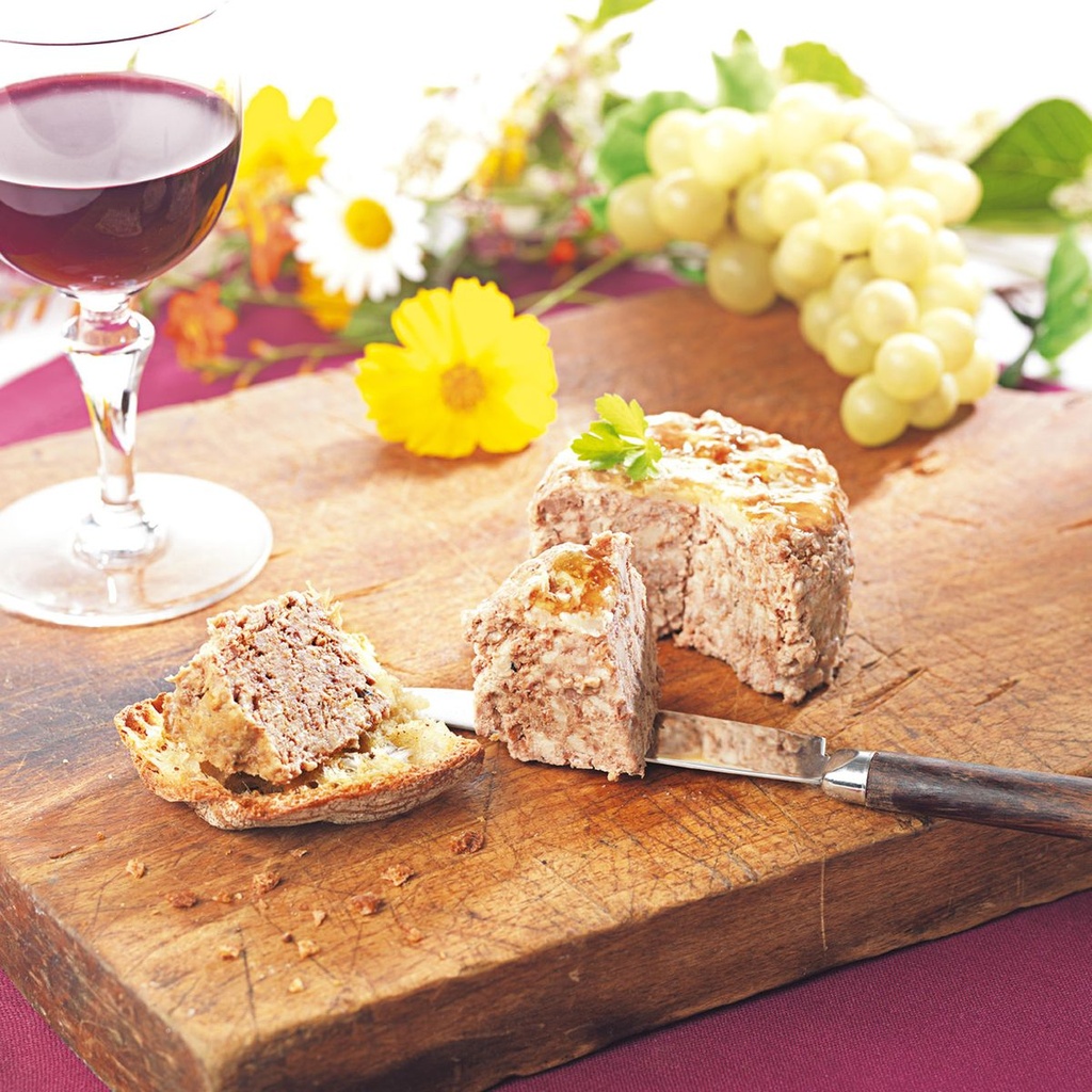 Terrine Périgourdine à la Vieille Prune "Louis Roque" de Souillac