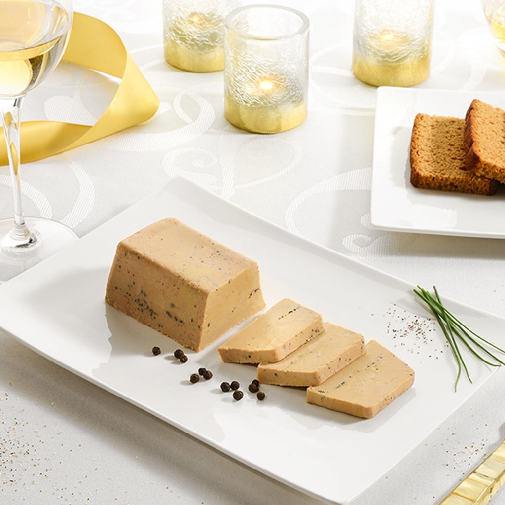 Foie Gras de Canard Entier du Périgord au Poivre de Madagascar Mi-Cuit 200g