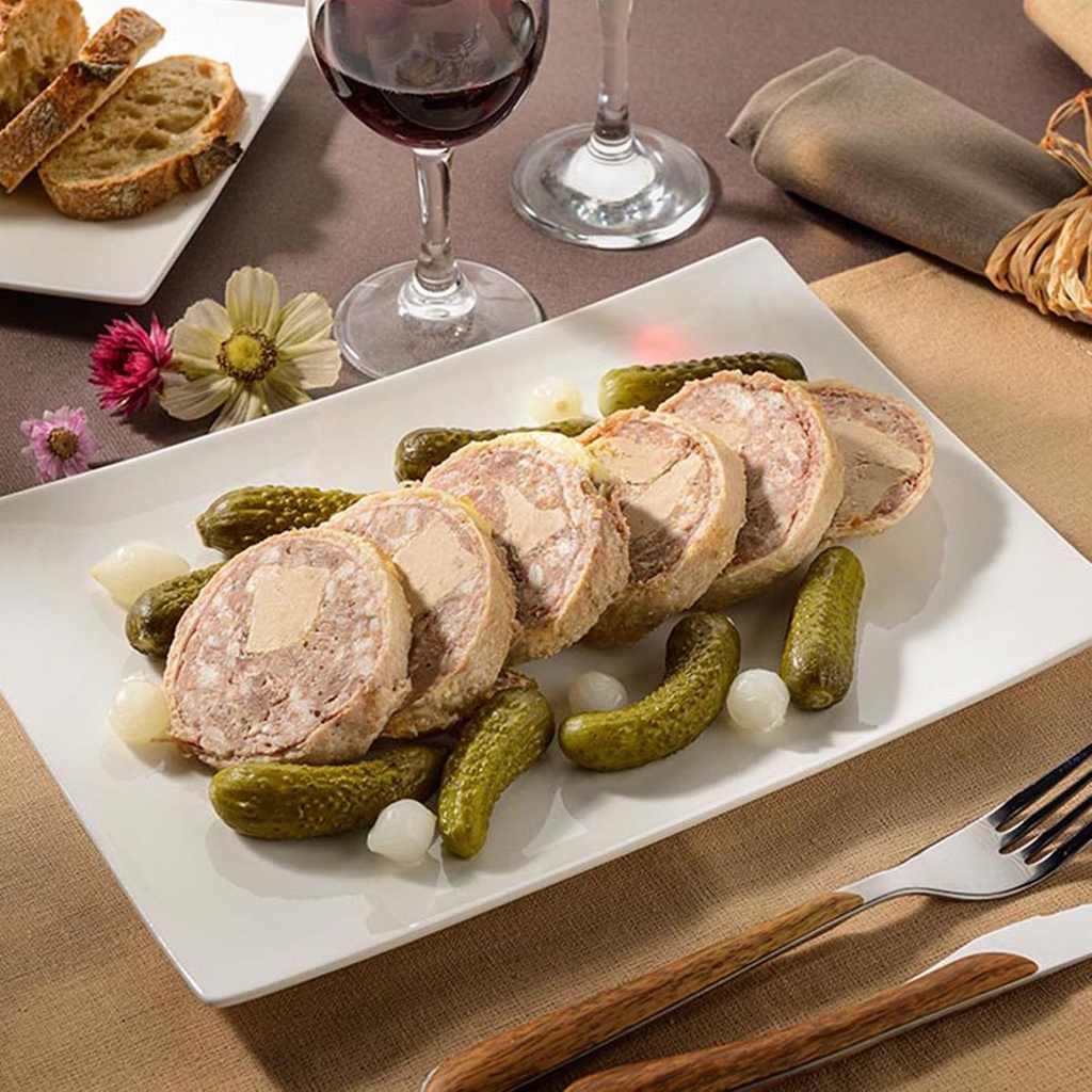 Cou de Canard Farci au Foie de Canard - 20 % Foie Gras de Canard 380g