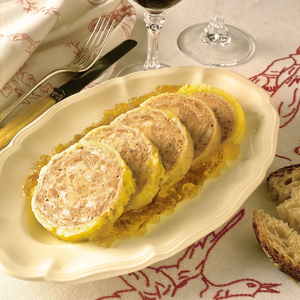 Cou d´Oie Farci au Foie de Canard - 20% Foie Gras de Canard 500g