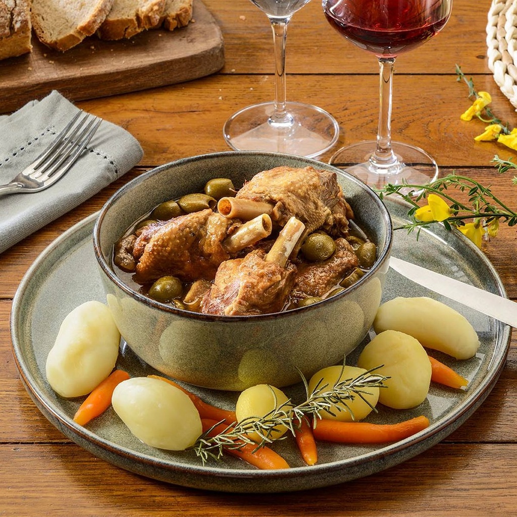 Mijoté de canard aux olives boite 820g
