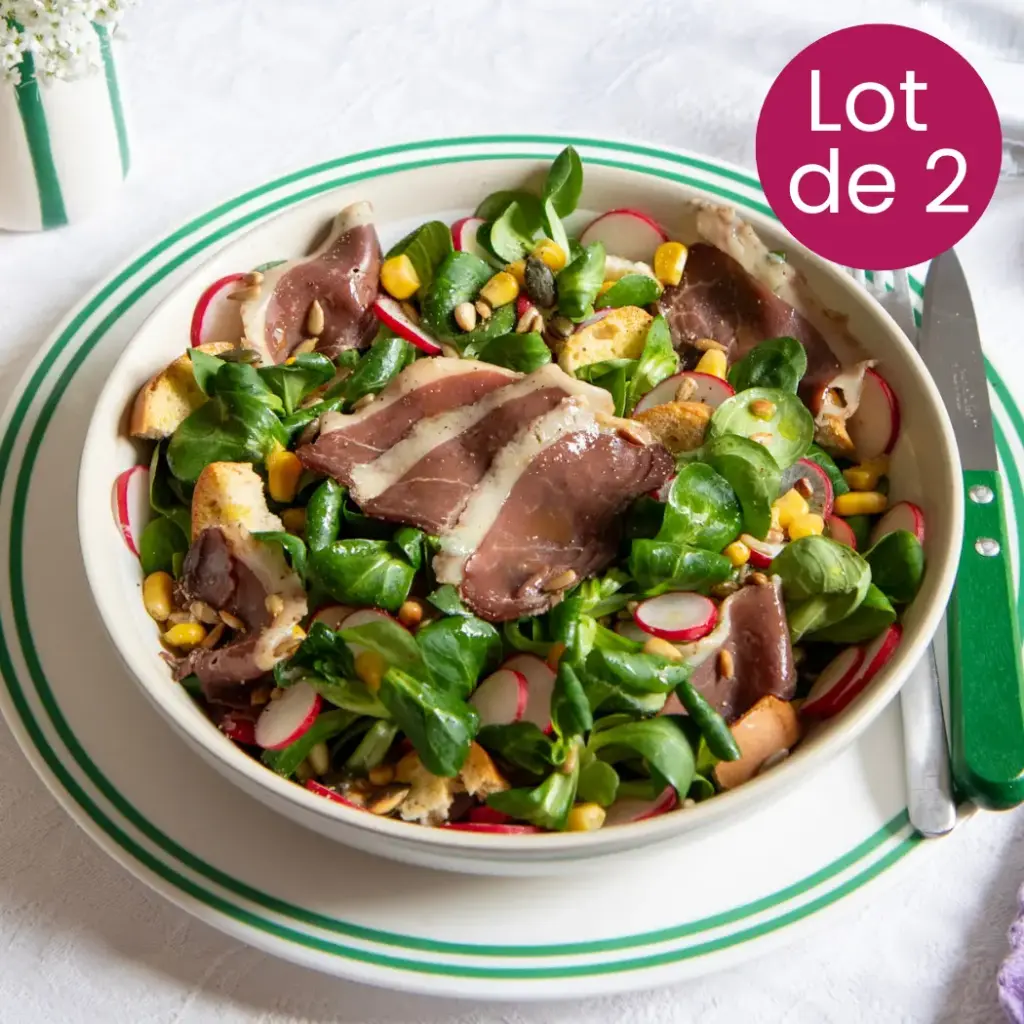 Lot de 2 Plaquettes de Magret de Canard Fumé Tranché de 90g
