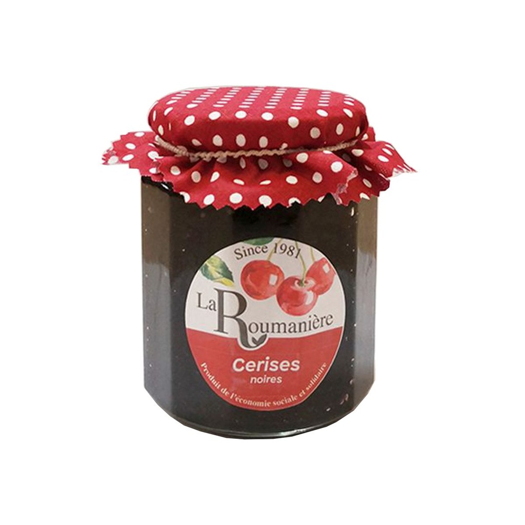 Confitures de Cerises Noires 325g