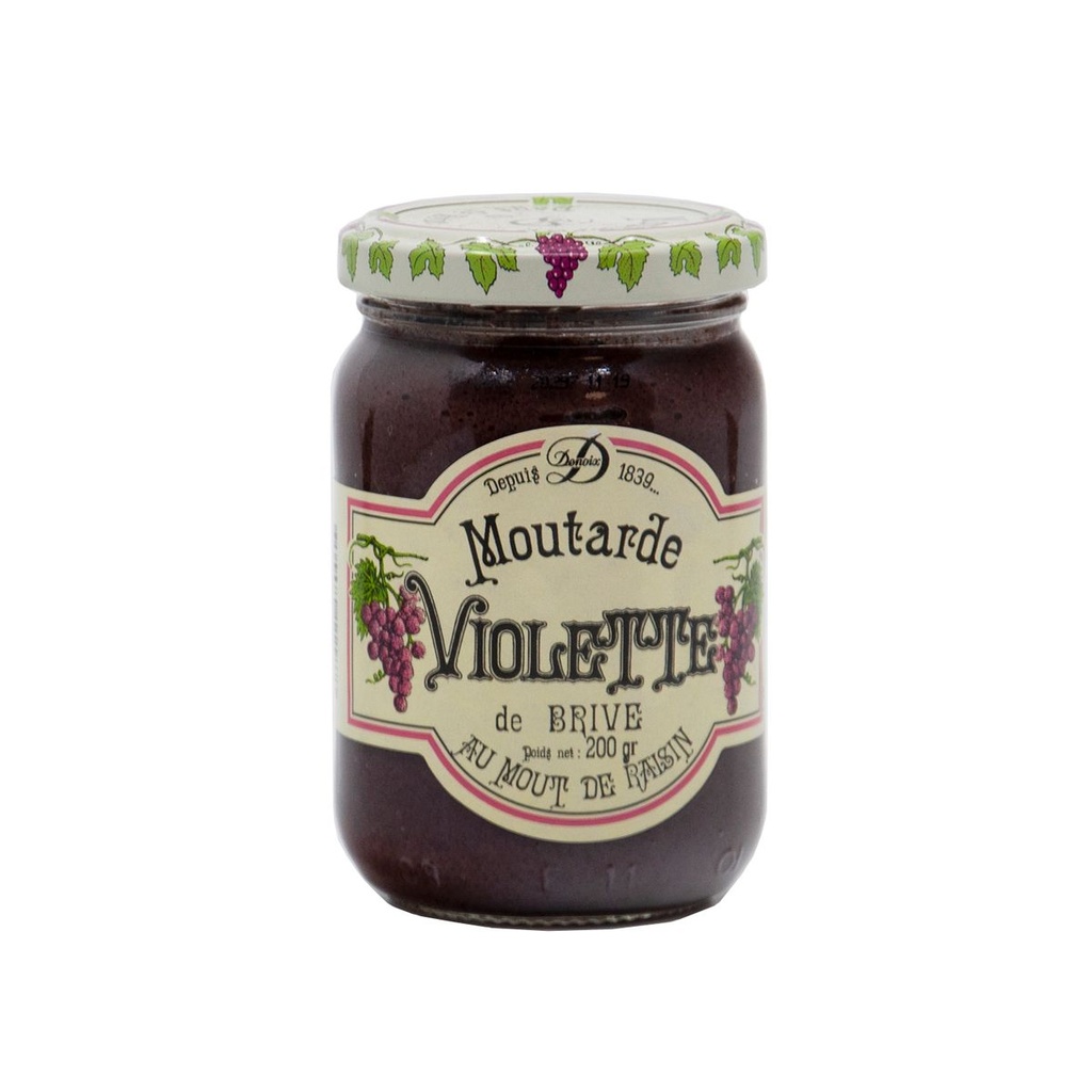 Moutarde Violette de Brive au Moût de Raisin 200g
