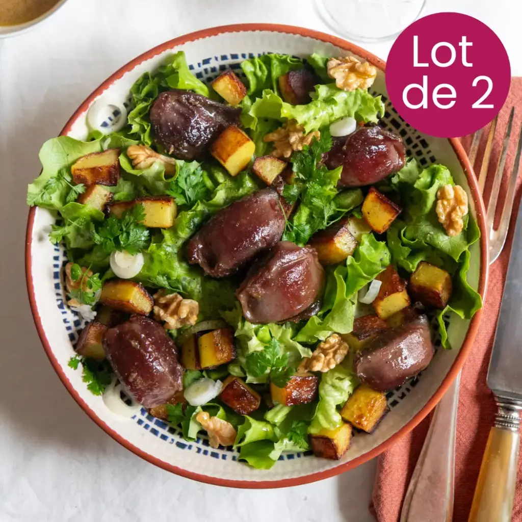 Lot de 2 Boîtes de Gésiers de Canard Confits de 200g