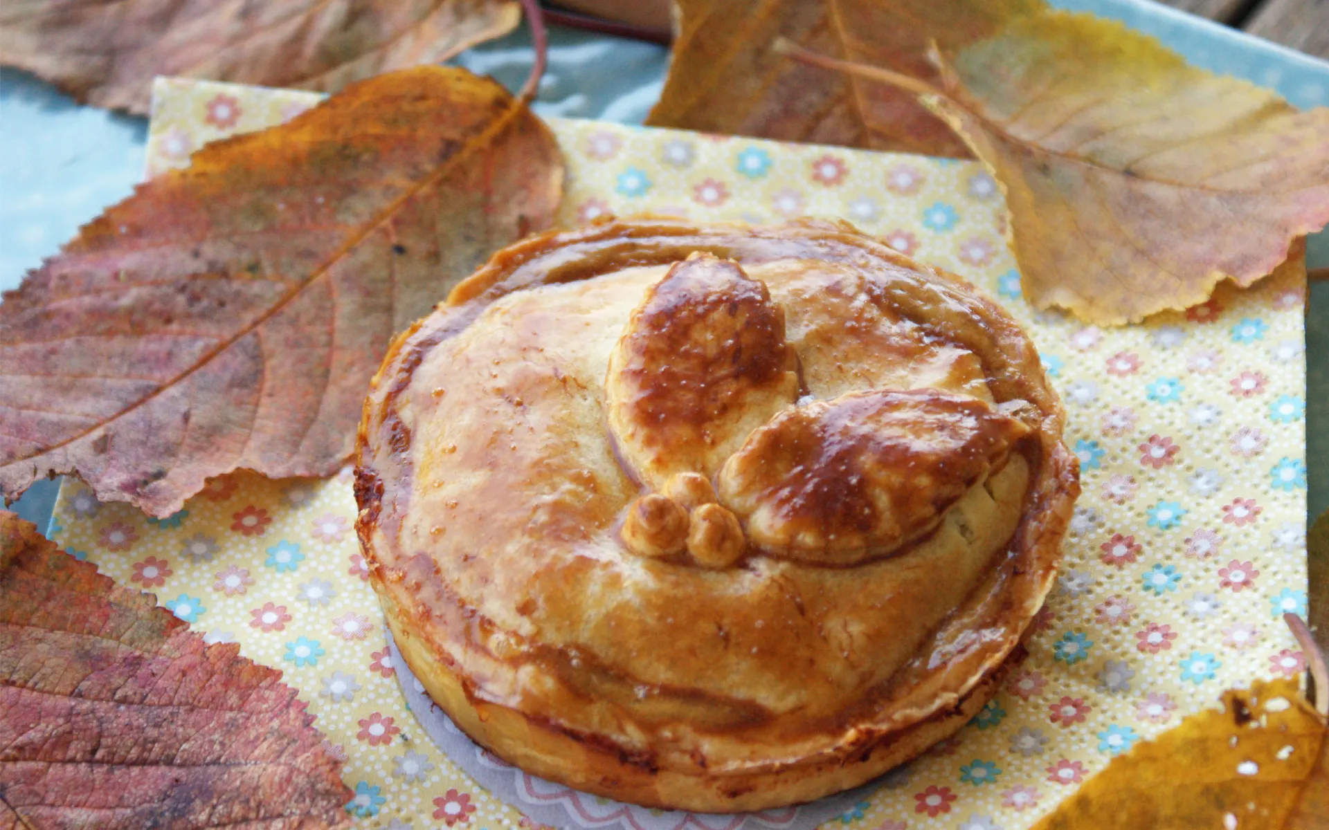 Recette de la Tourte à l'effiloché de canard et aux pommes