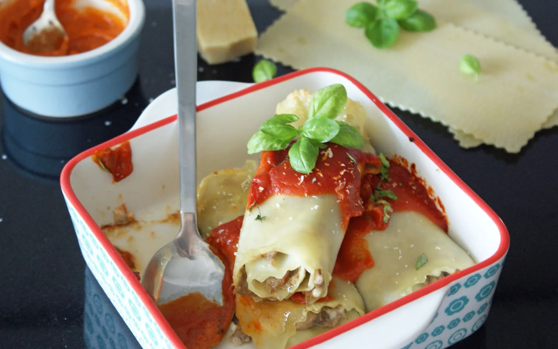 Recette des Cannelloni à l'effiloché de canard