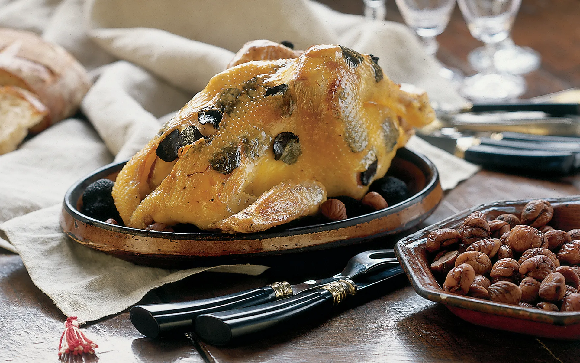 Recette du Chapon truffé