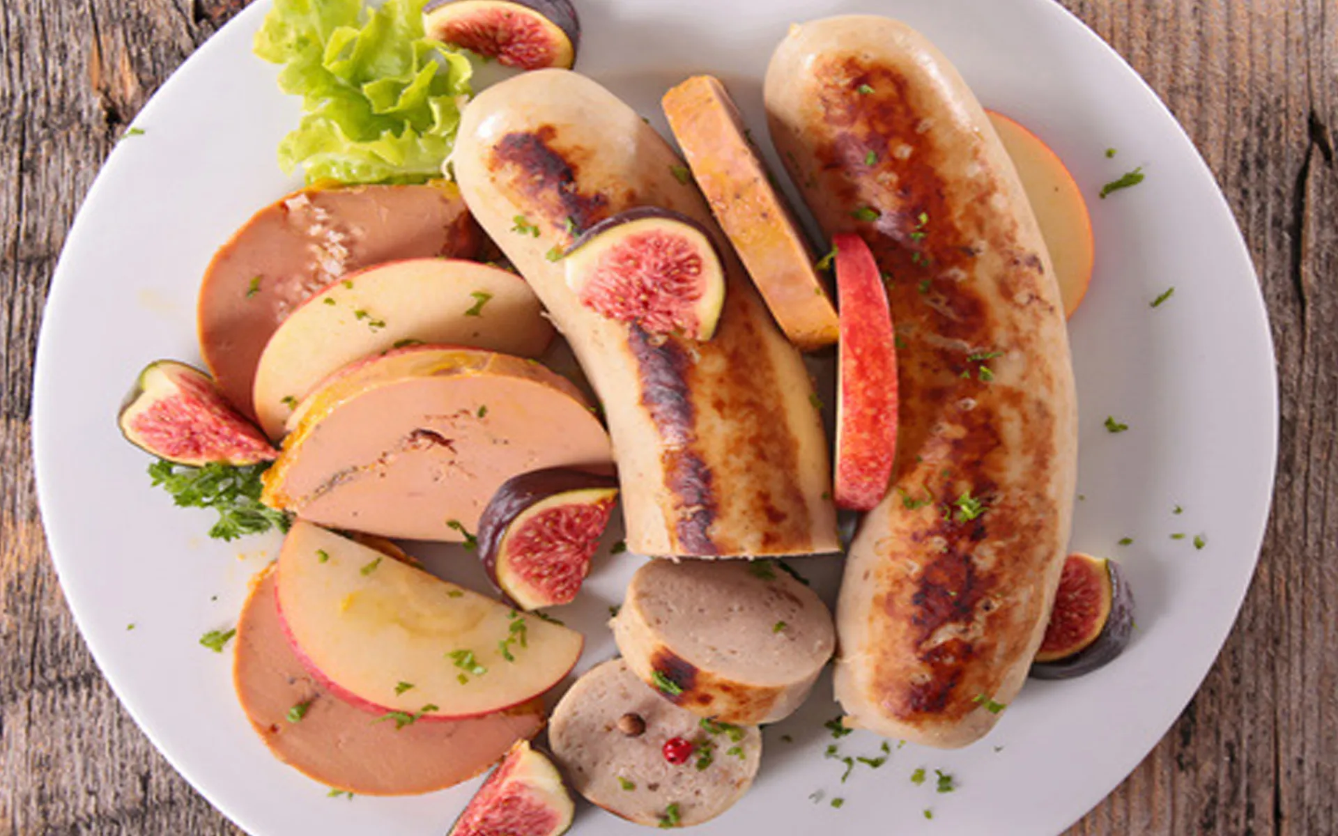 Recette de l´Amuse bouche boudin blanc au foie gras