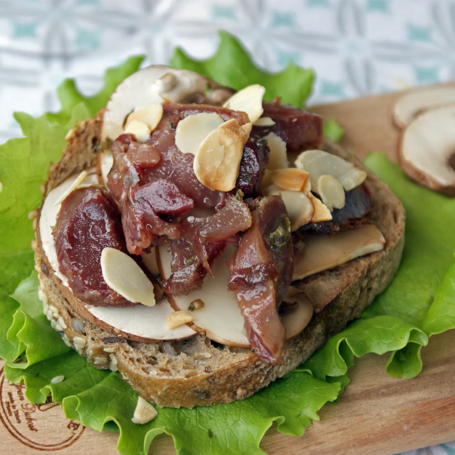 Recette de la Bruschetta aux gésiers de canard
