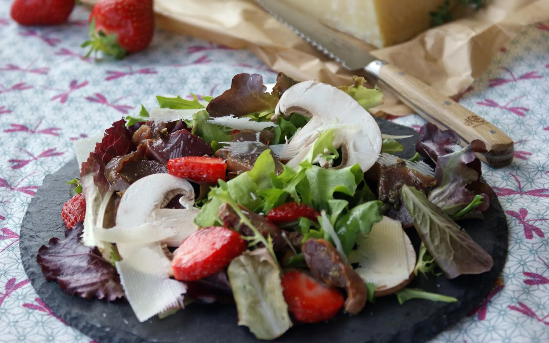 Recette de la Salade gourmande aux gésiers de canard