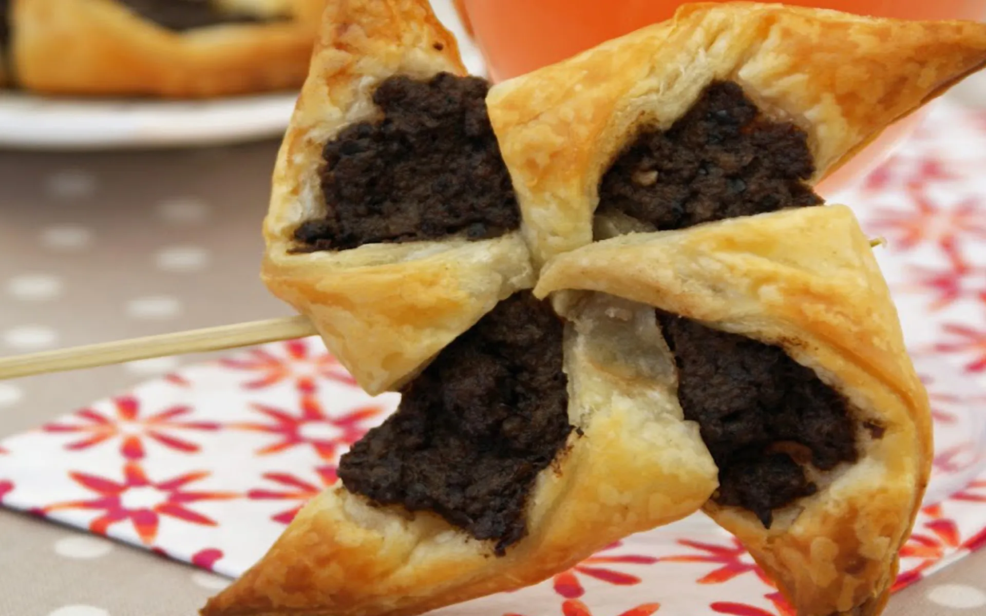Recette des Moulins à vent au caviar d'aubergines