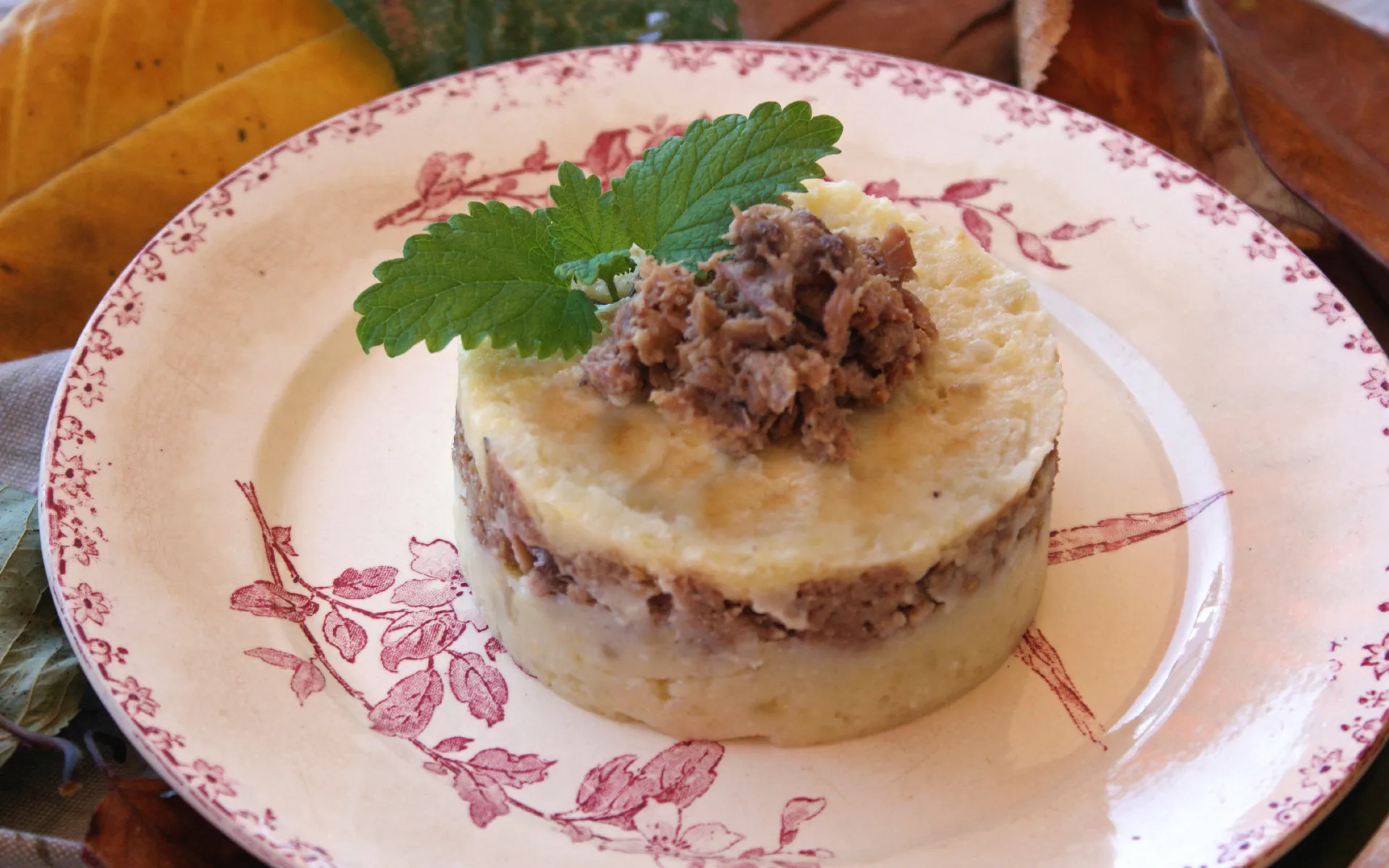Recette du Parmentier à l´effiloché de Canard
