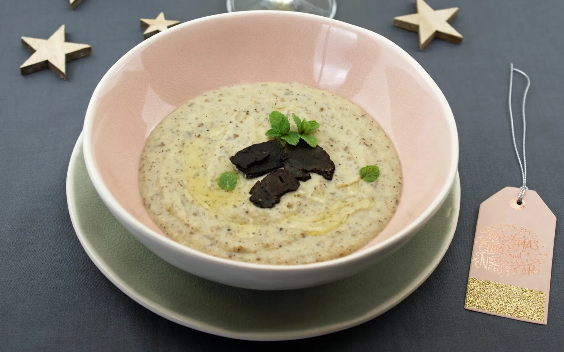 Recette du Velouté de topinambour à la truffe