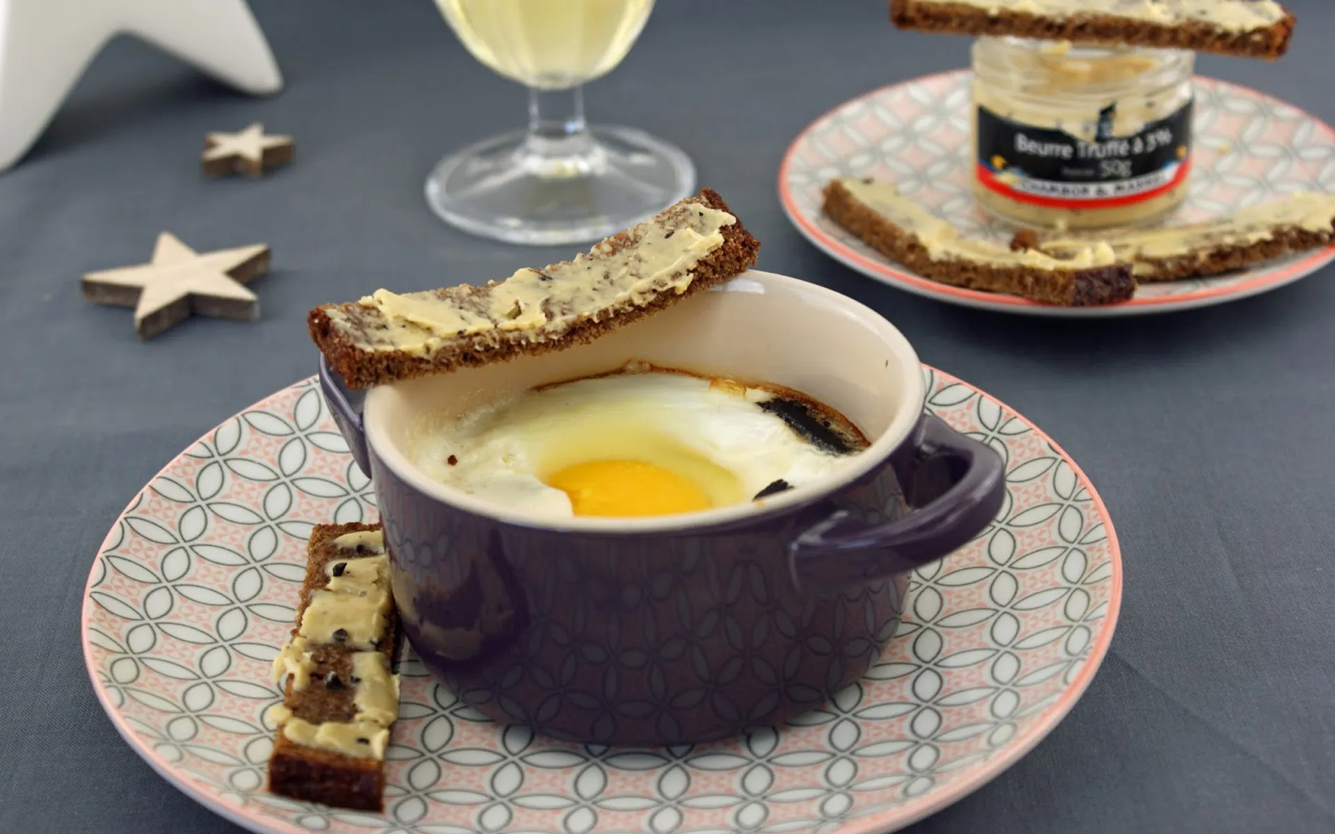 Recette de l´Oeuf cocotte à la truffe